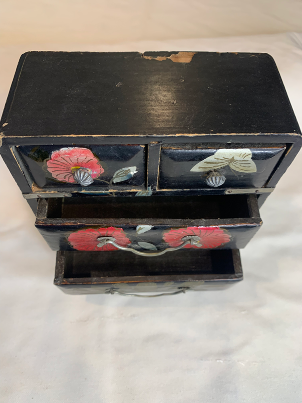 Vintage Japanese jewelry box hot