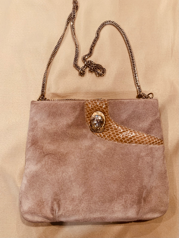 Vintage Ruth selling Saltz suede purse